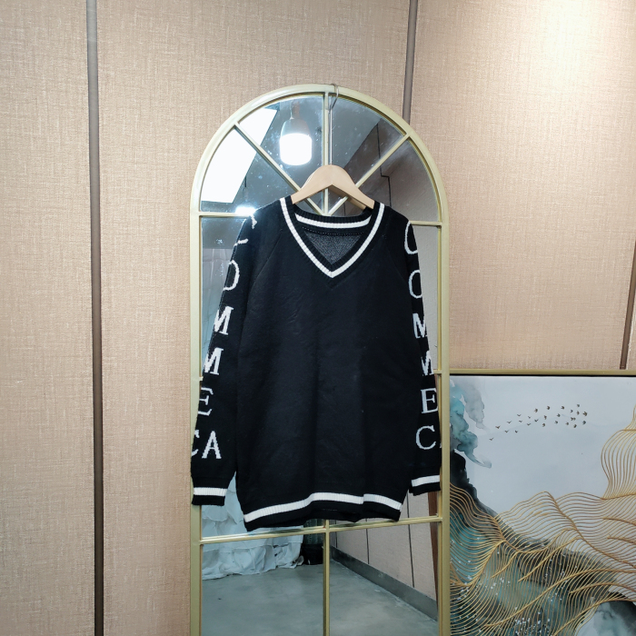 AF380孕妇黑色毛衣90-130