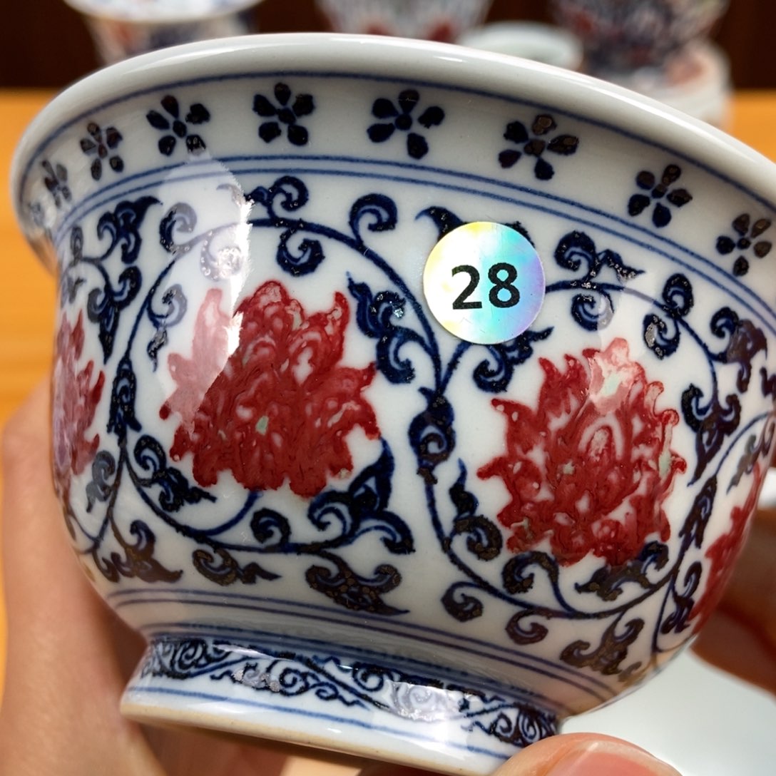 手绘现代茶具非古董