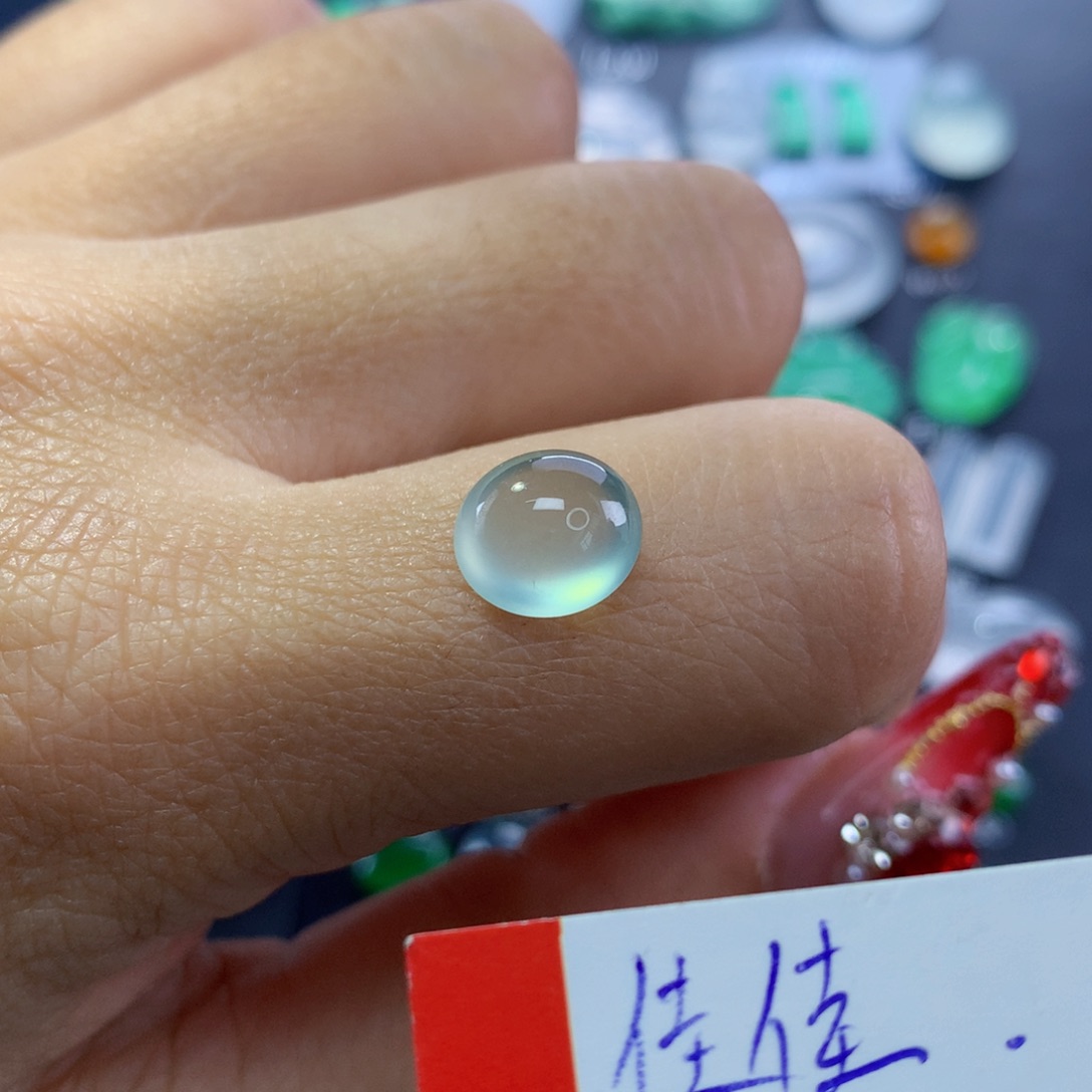 翡翠颈饰未镶嵌纯天然缅甸翡翠A货