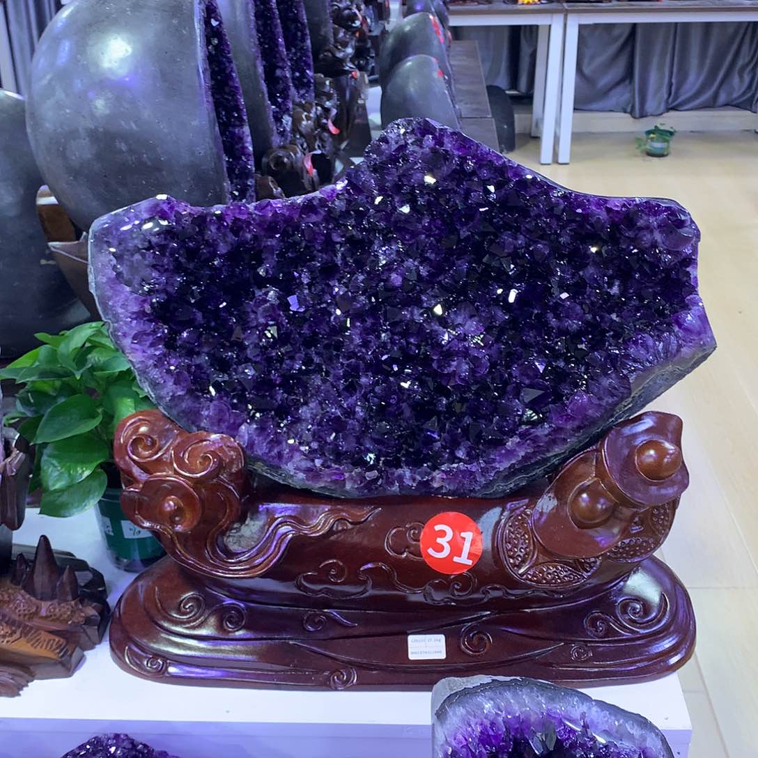 未镶嵌大型摆件（非配饰）紫晶