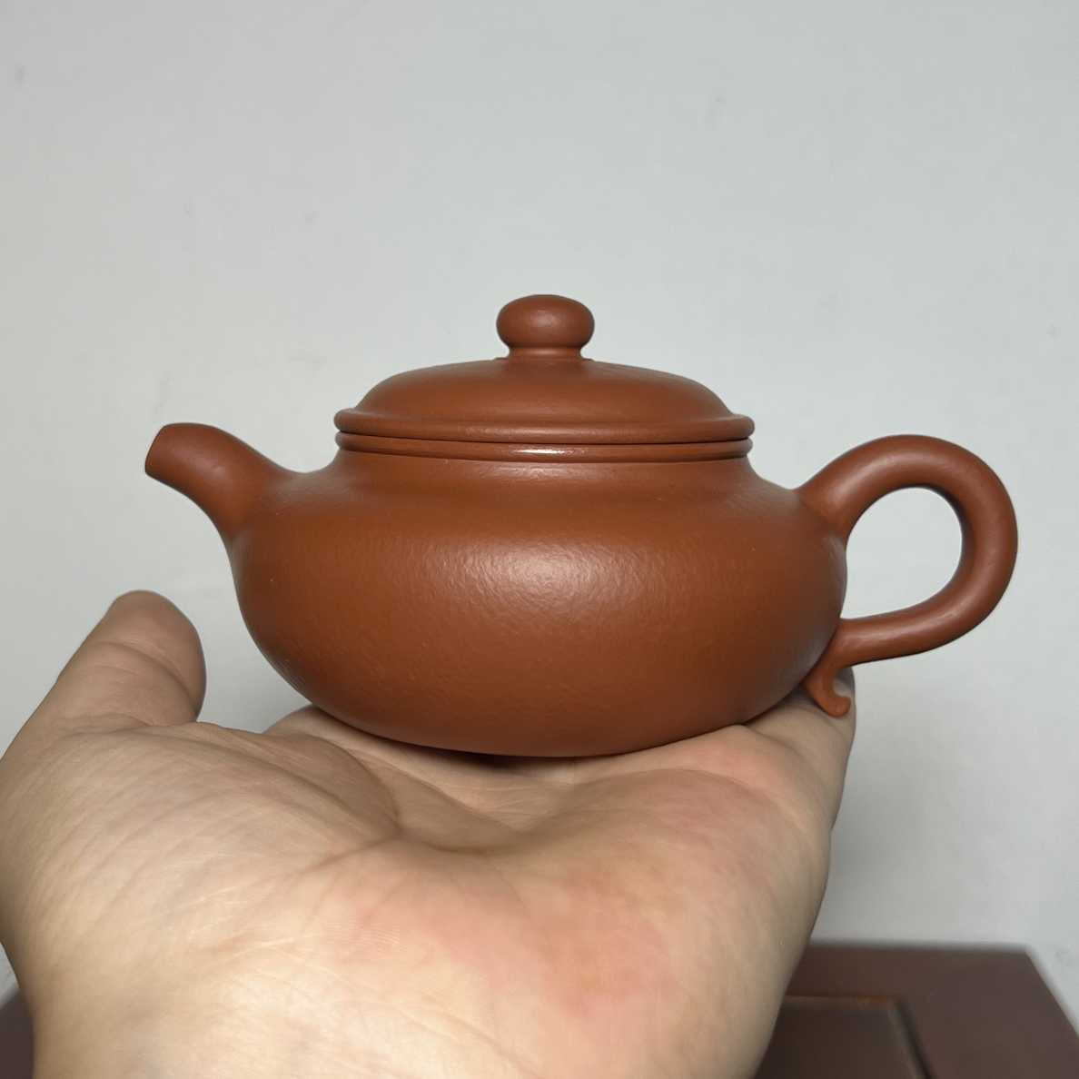 宜兴紫砂壶朱泥全手工仿古