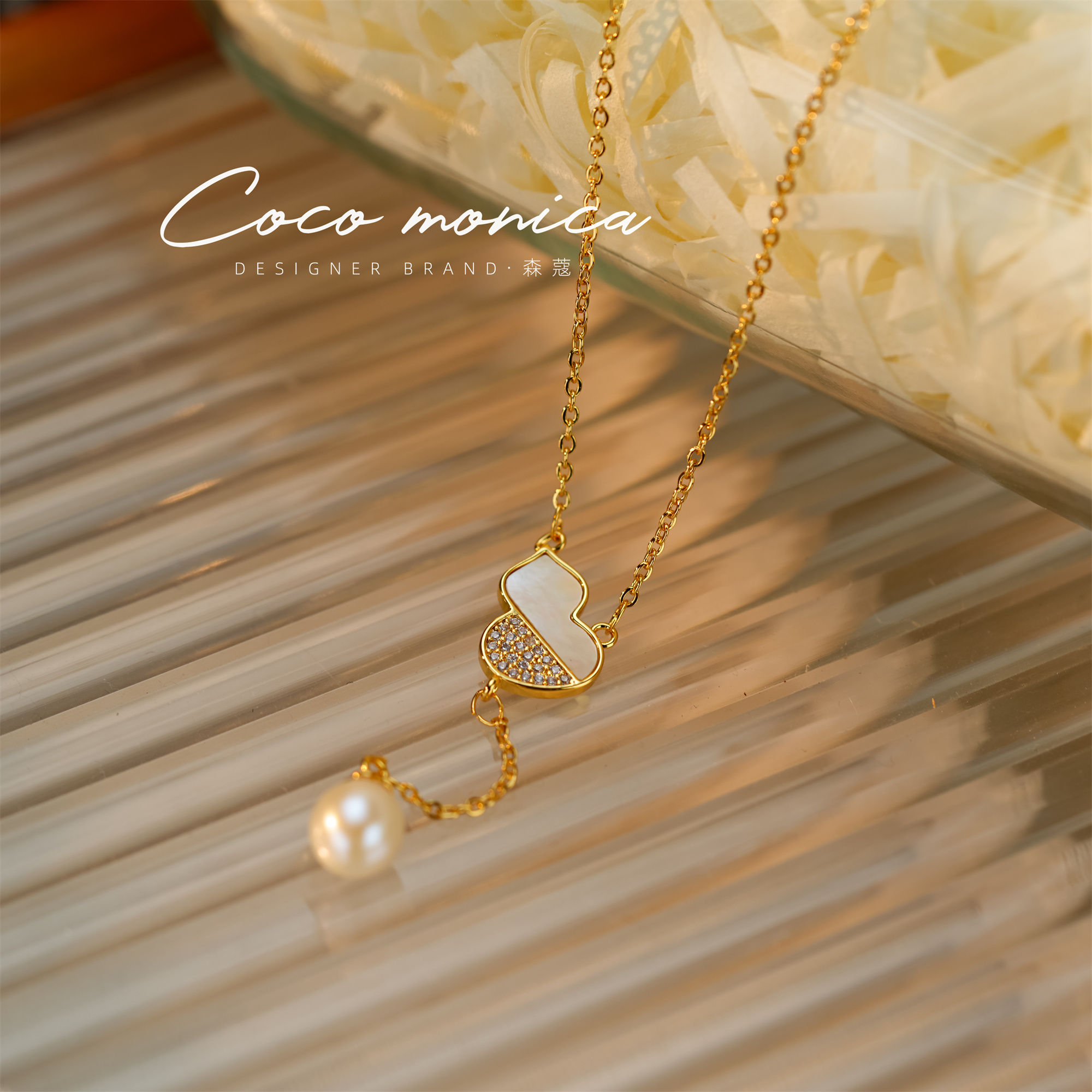 【小霞珠宝】正宗项链吊坠天然珍珠珠链小众轻奢时尚百搭优雅WA679