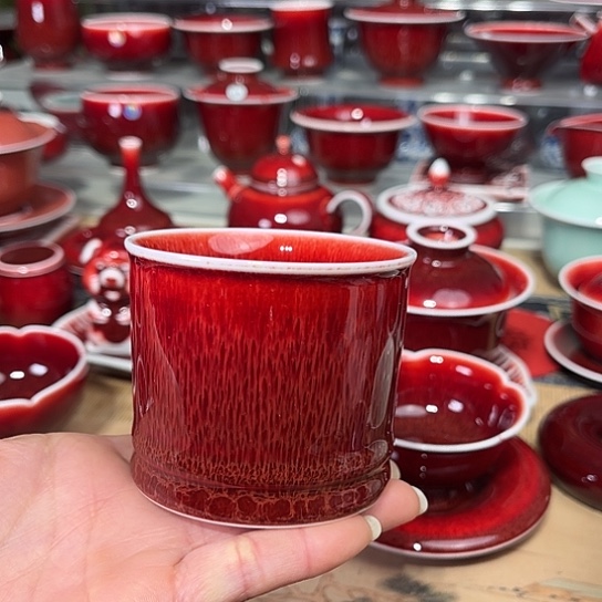 景德镇陶瓷红马坊直升杯