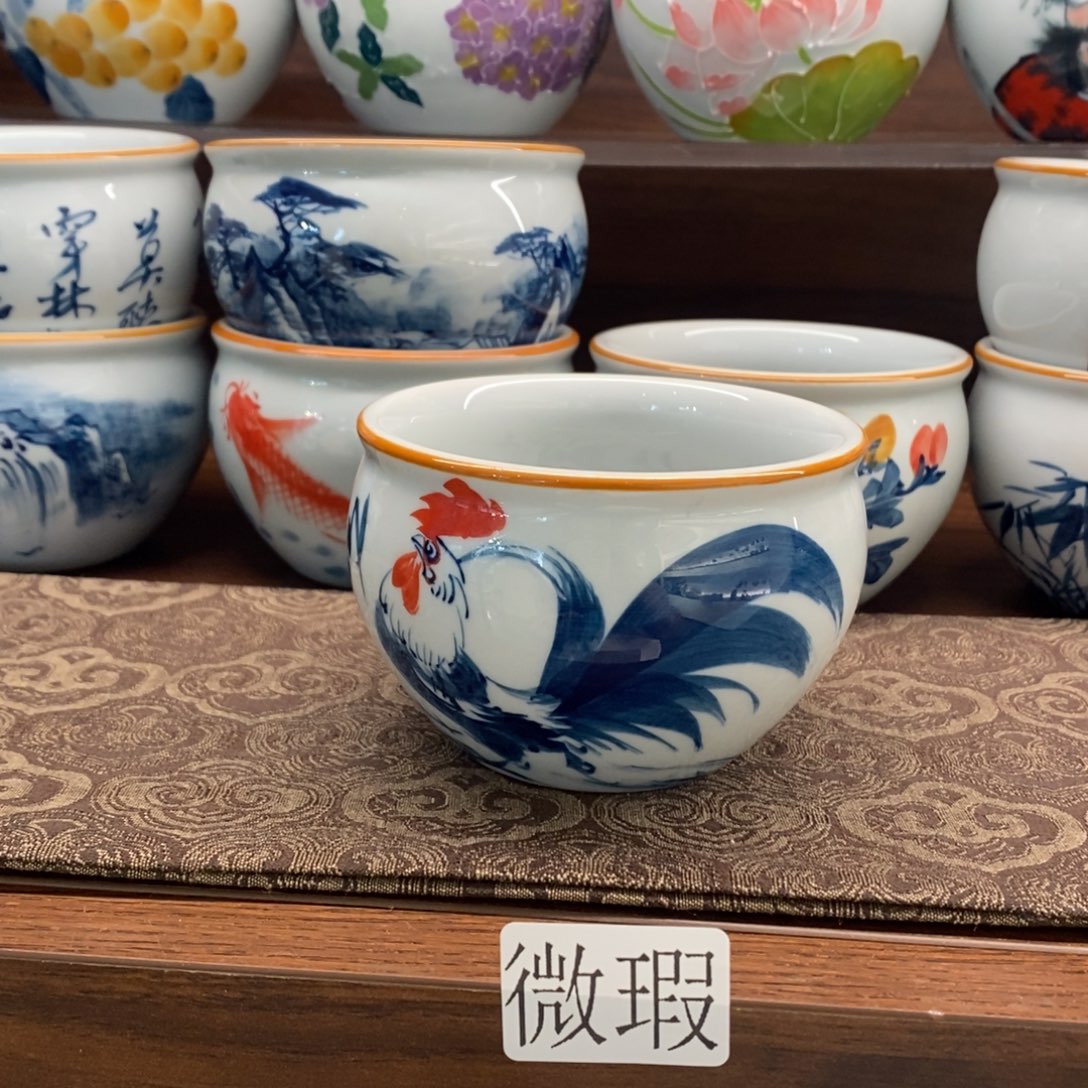 釉下彩手工绘制手工绘制