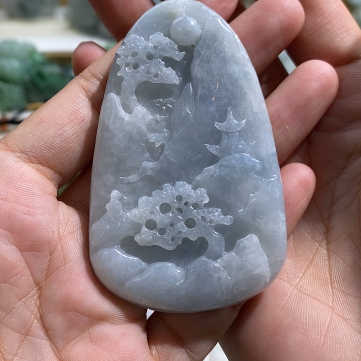 翡翠颈饰未镶嵌翡翠