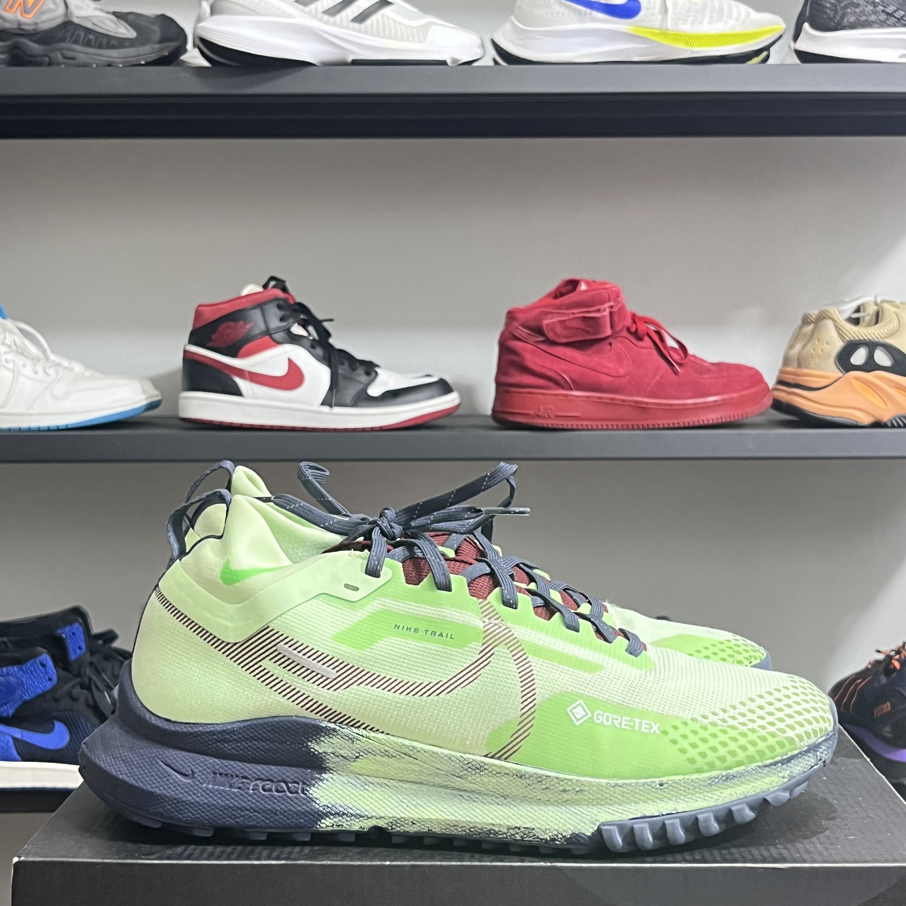 42码Nike React Pegasus Trail 4 飞马 缓震 跑鞋 绿/蓝 二手