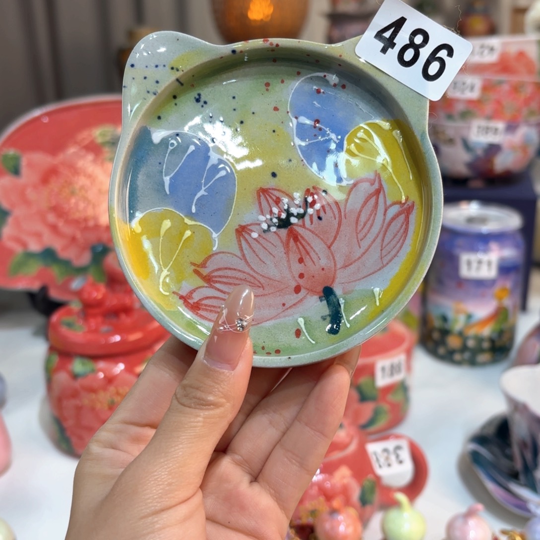 景德镇手绘高温釉下彩陶瓷茶具