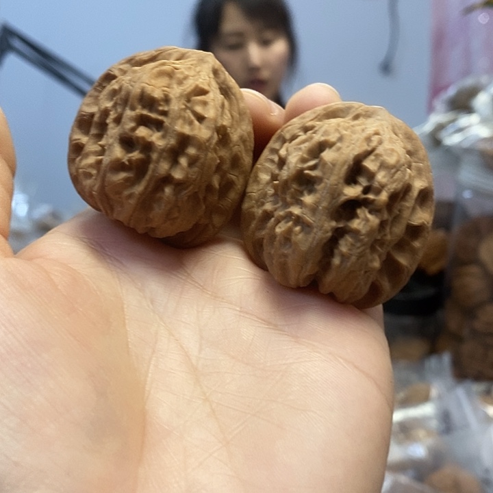 把件文玩核桃39蜡皮靠山王小众