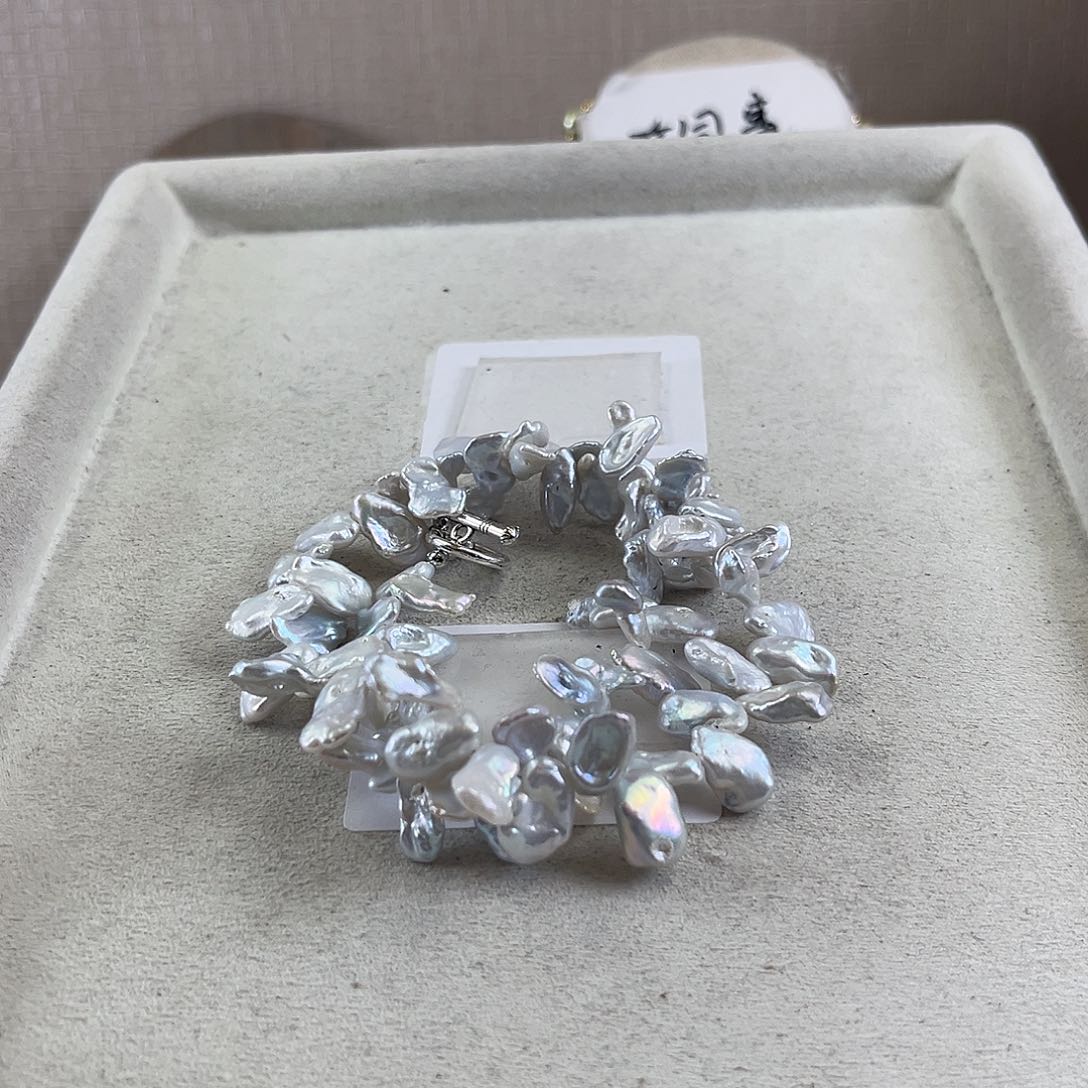 淡水珍珠项链未镶嵌ℳ****㈏【纯恬】
