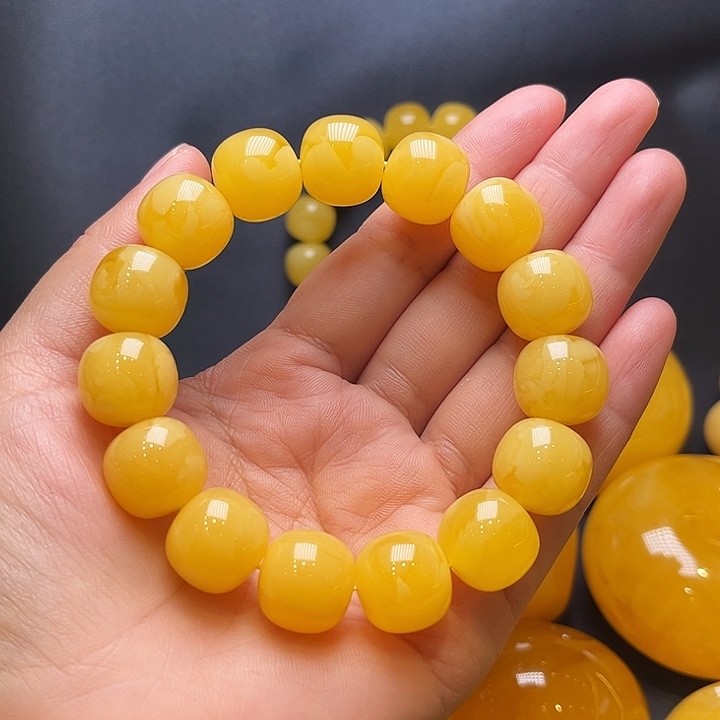 琥珀裸石未镶嵌琥珀蜜蜡