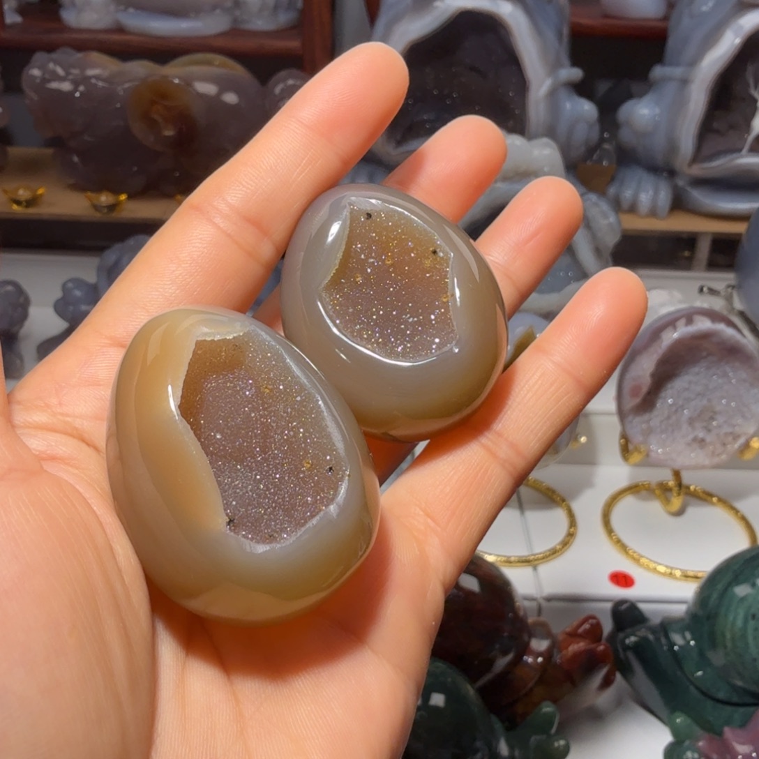 玛瑙/玉髓未镶嵌摆件