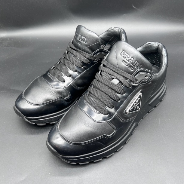 95新 Prada/普拉达 休闲运动鞋鞋钢标39.5欧奢lz 