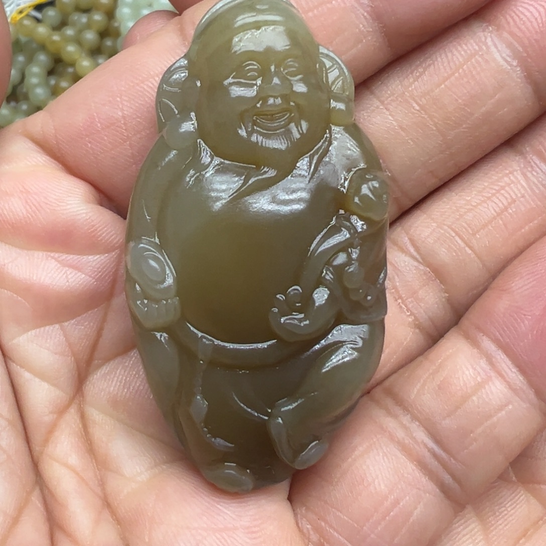 和田玉（糖玉）未镶嵌吊坠(不含链)