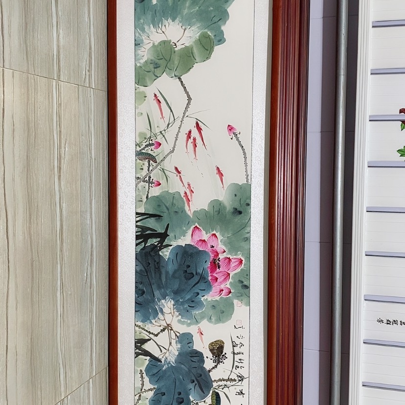 【闪购商品】国画书画作品带框165×50