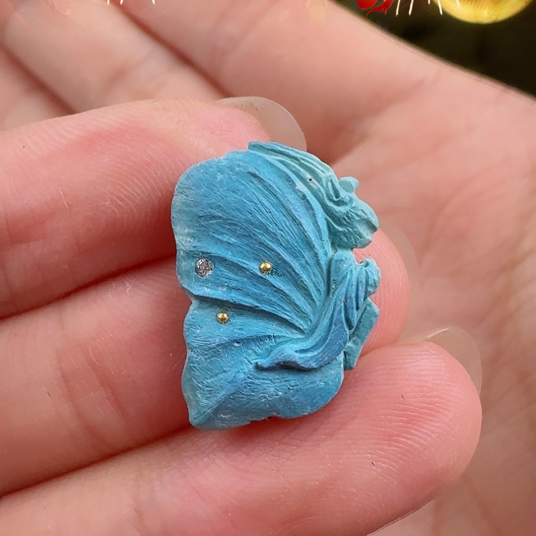 绿松石珠宝奇石未镶嵌