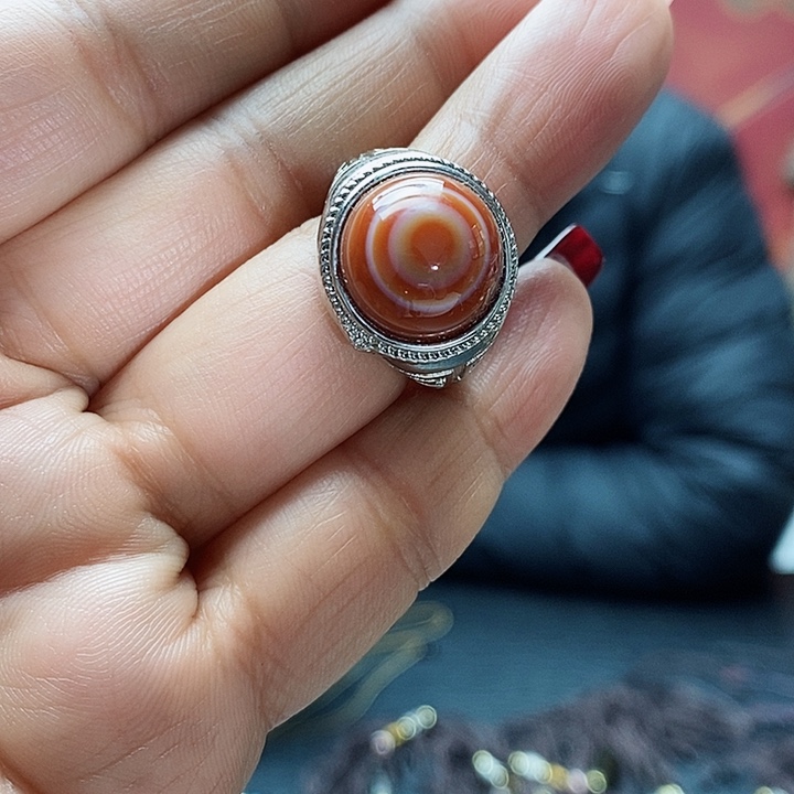 玛瑙/玉髓颈饰合金