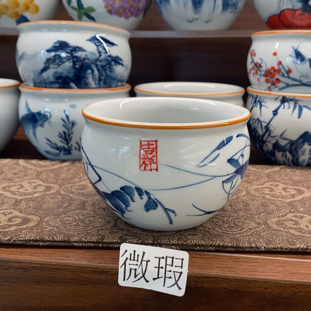 釉下彩手工绘制手工绘制