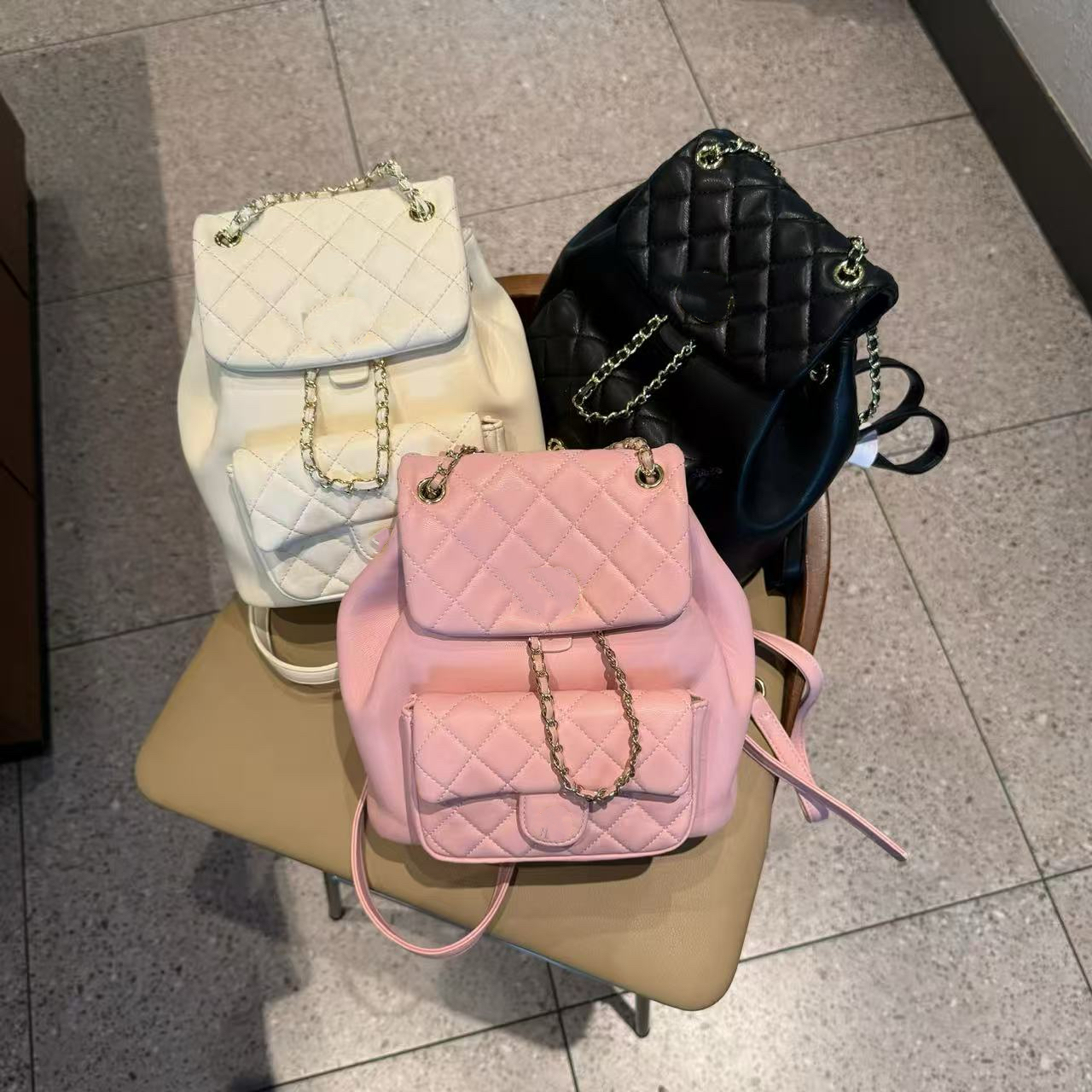 双肩羊纹 中号青蛙包