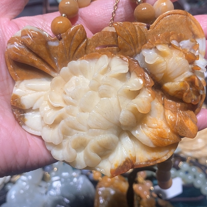 岫玉毛衣链未镶嵌