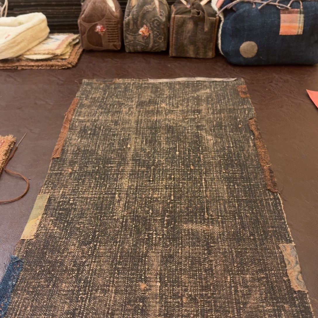 柞蚕丝双面茶席哦