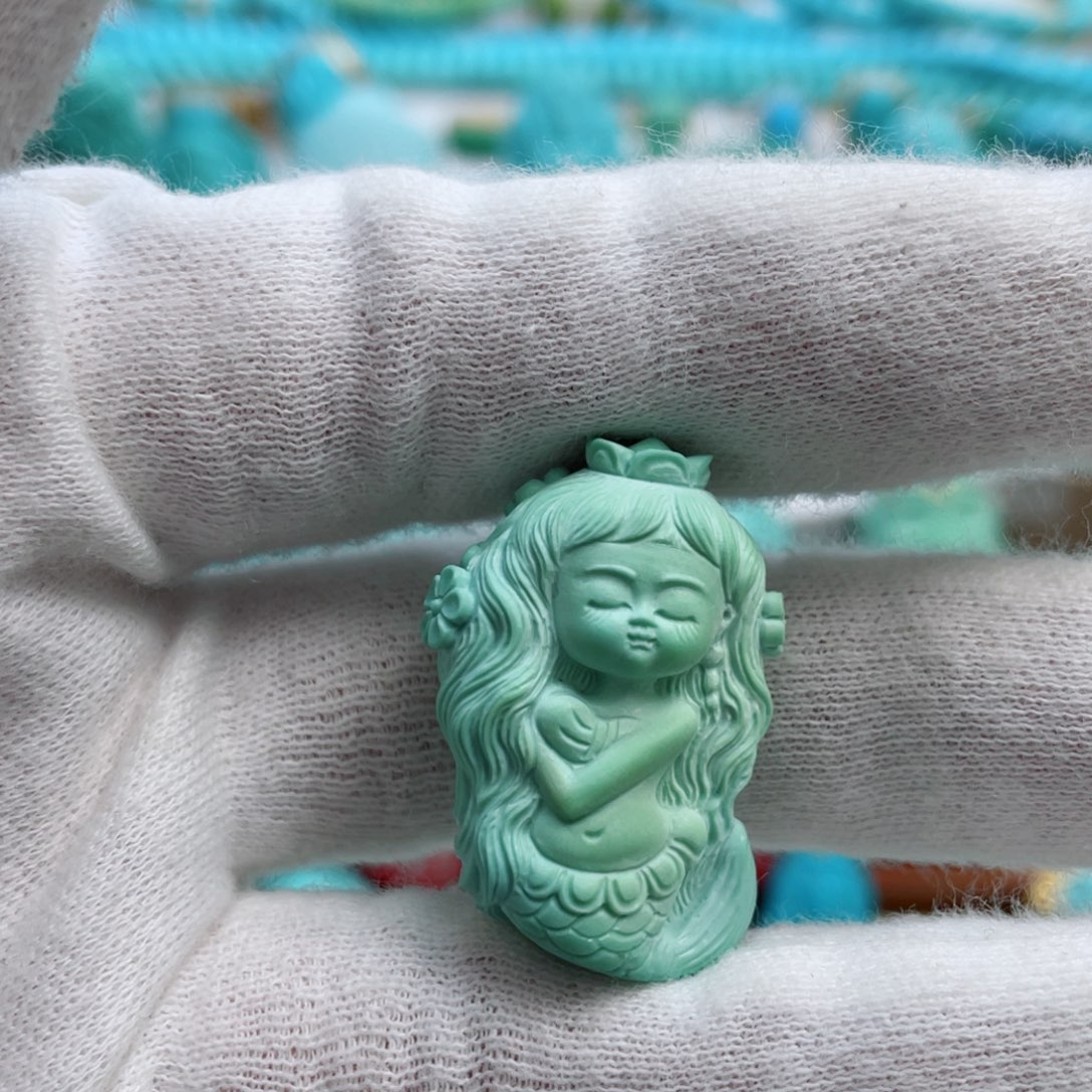 绿松石珠宝奇石未镶嵌