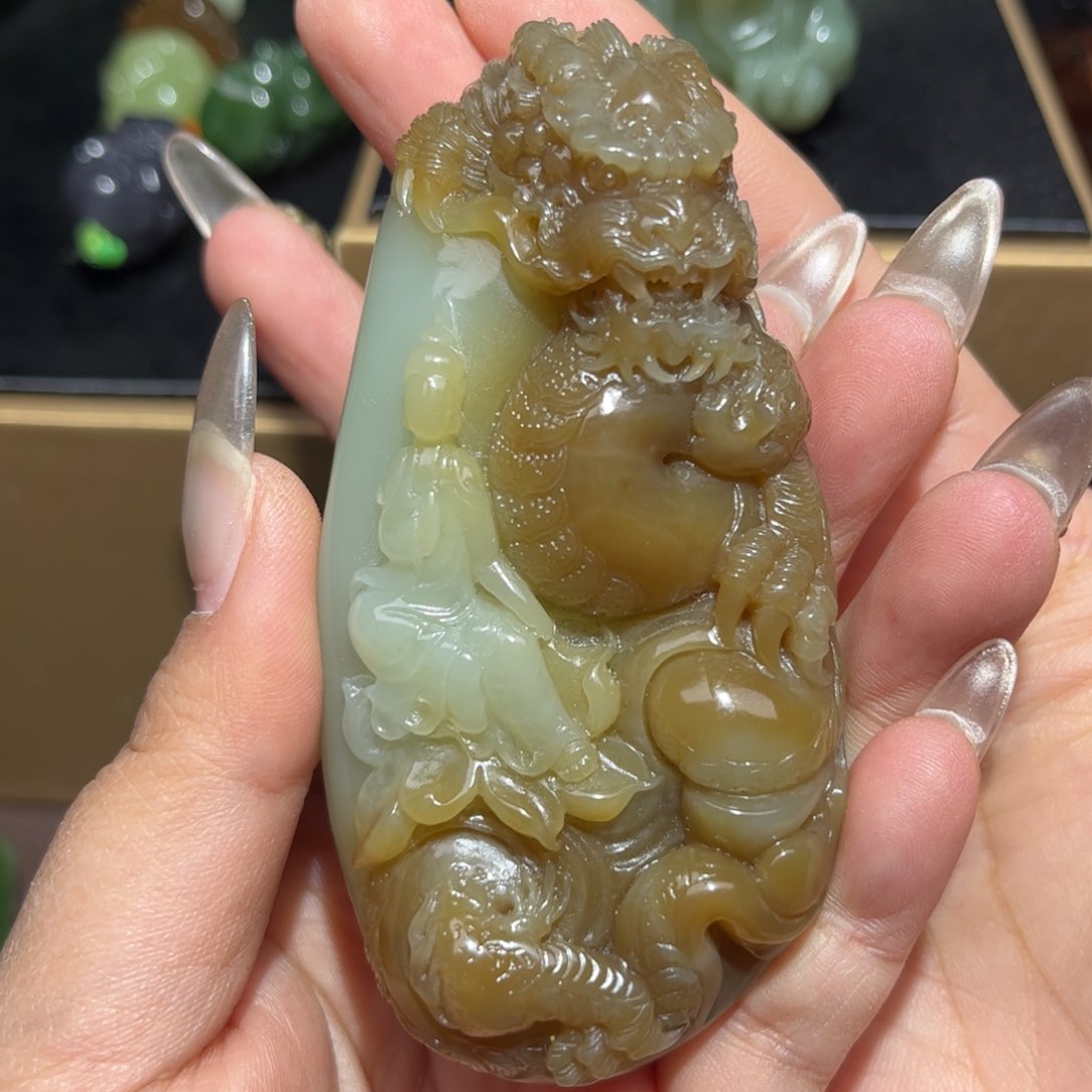 和田玉挂件未镶嵌