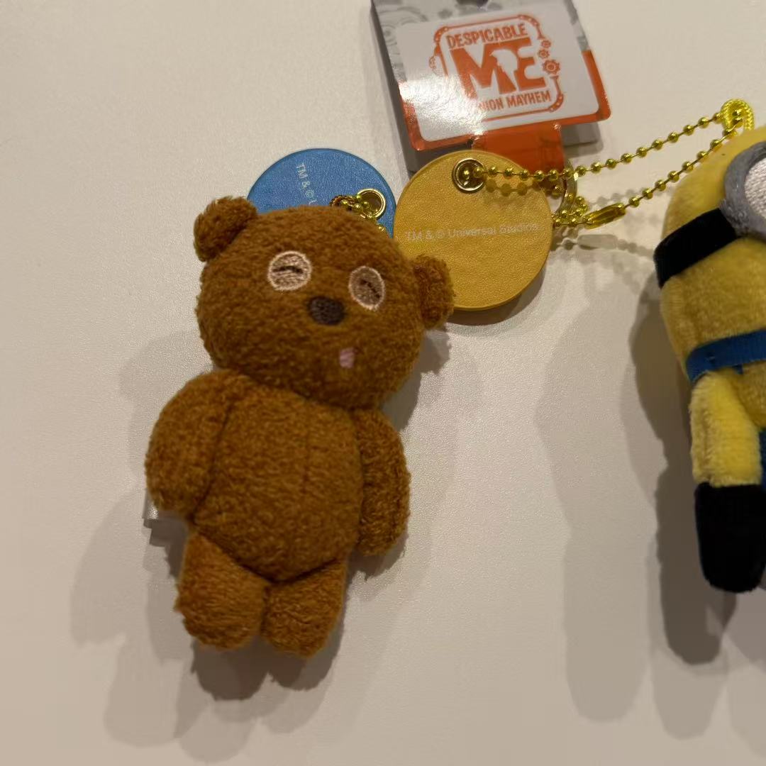 【大阪限定】小黄人 Tim熊和小黄人钥匙扣玩偶