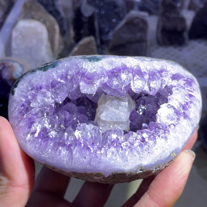 紫晶钱袋子未镶嵌