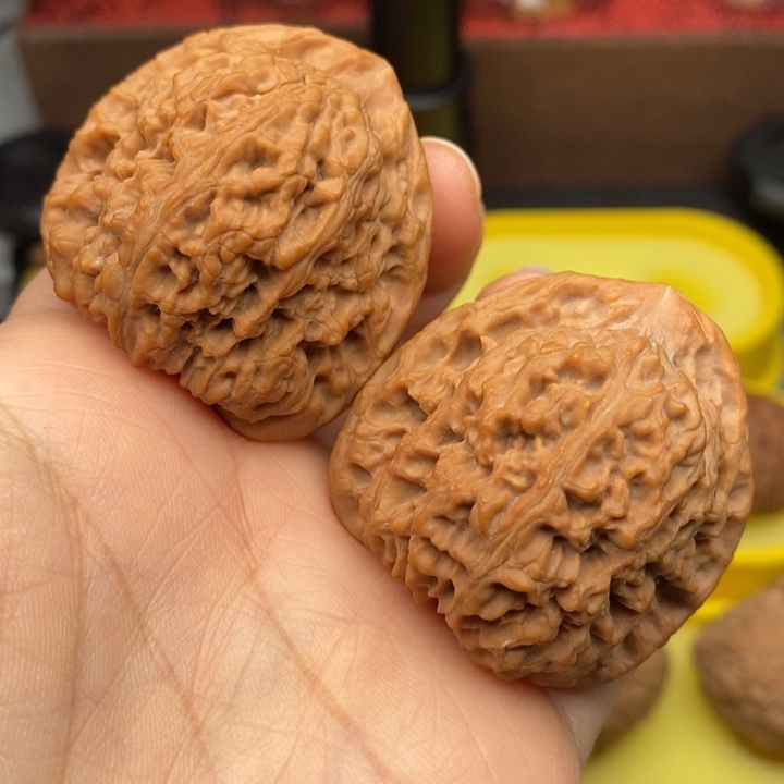 把件文玩核桃三角疆40