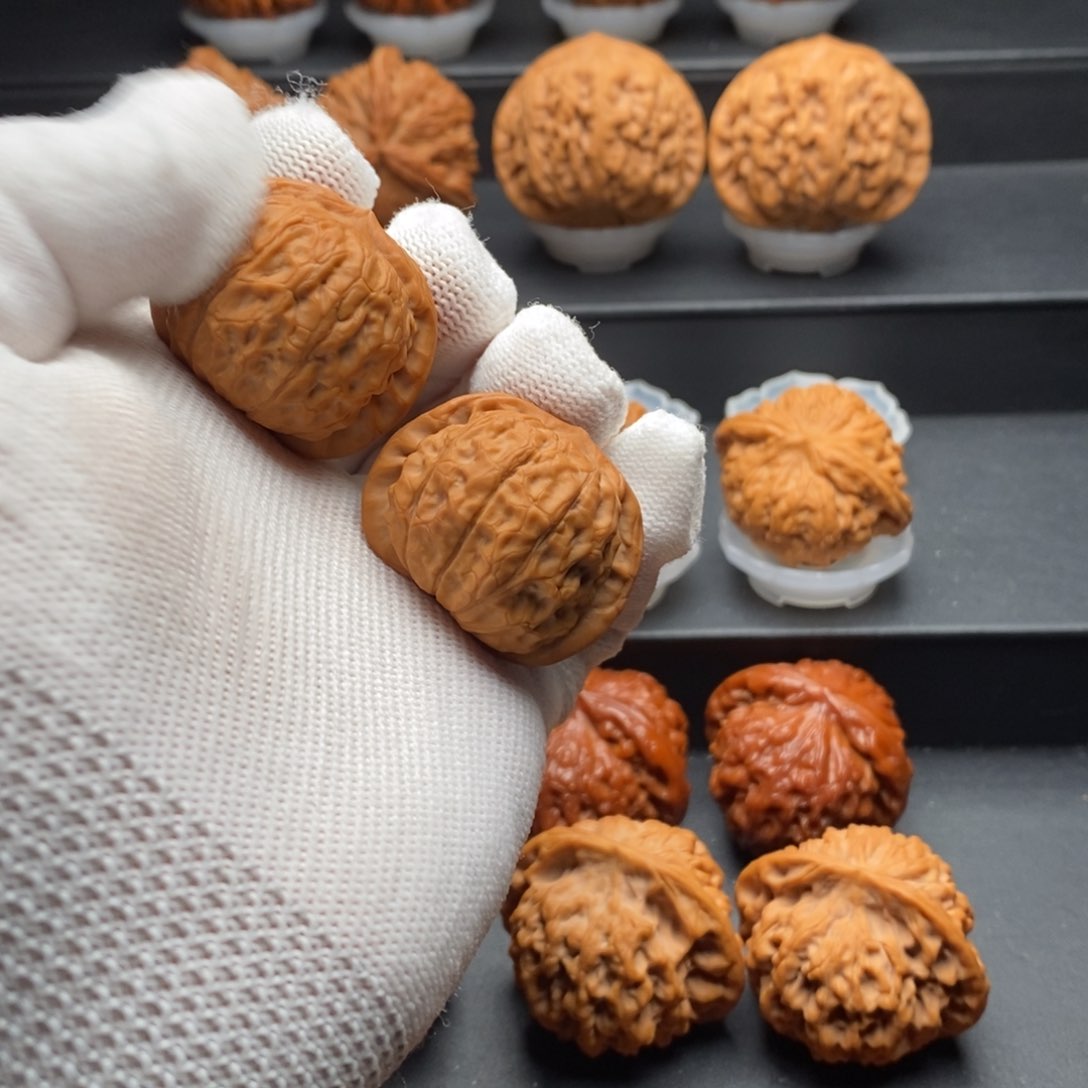 文玩核桃把件34全品石门元宝