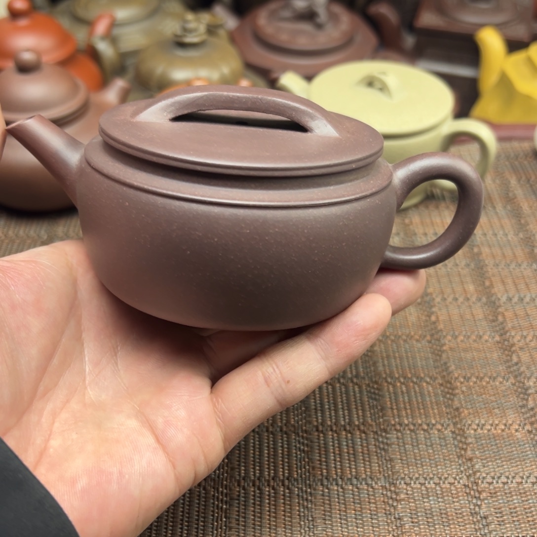 紫砂茶壶宜兴原矿紫砂壶150毫升容量