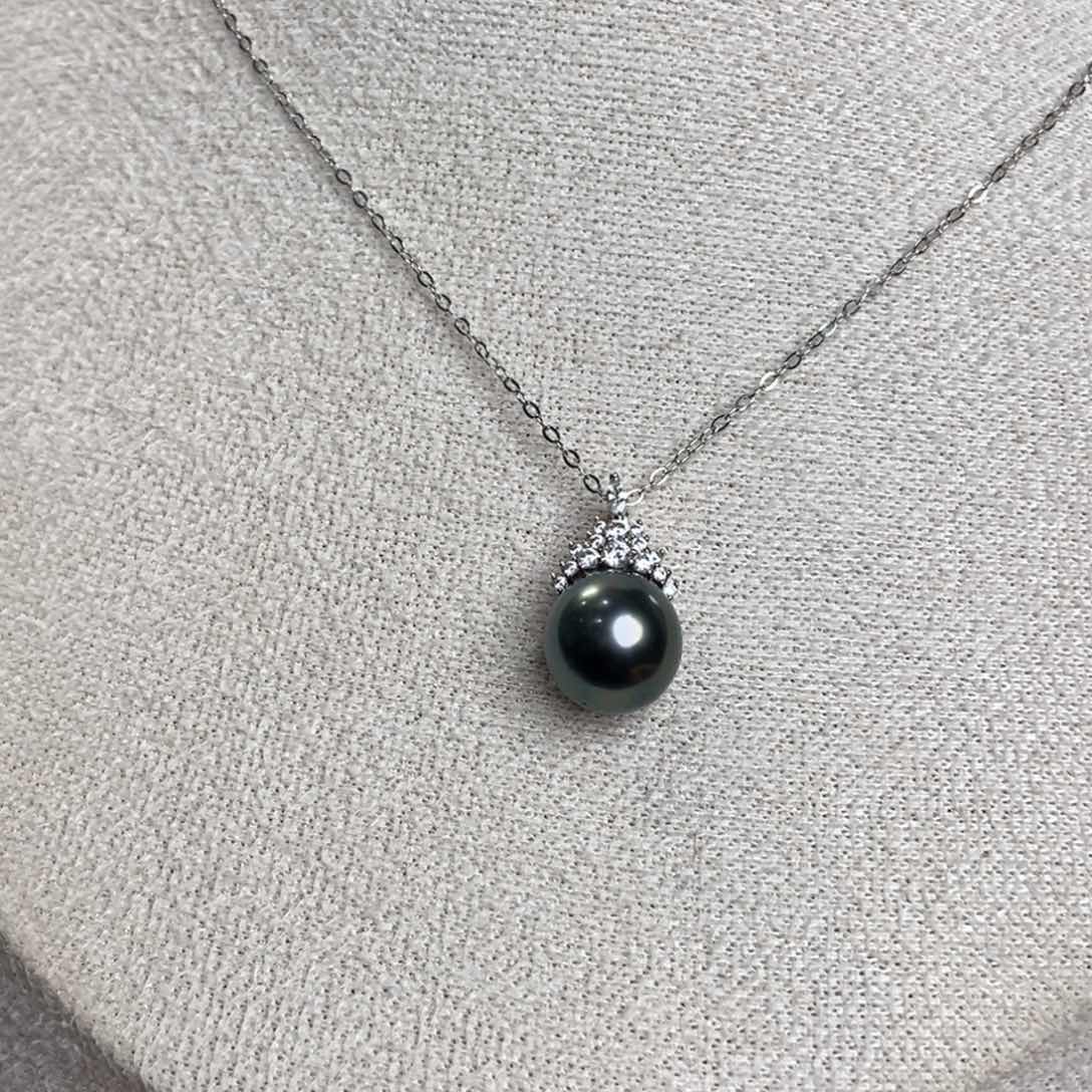 海水珍珠颈饰银S925镶嵌