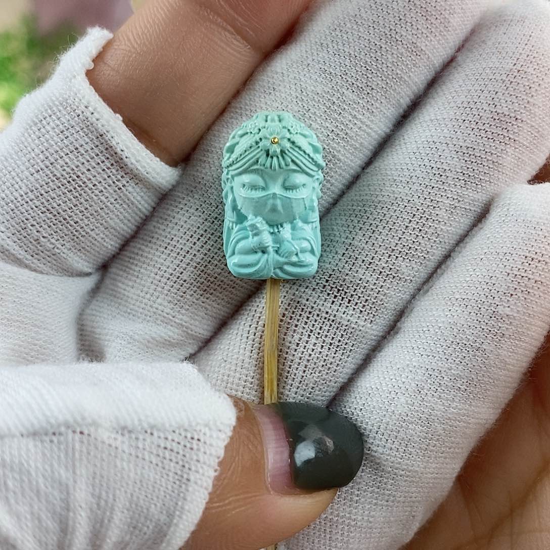 绿松石珠宝奇石未镶嵌