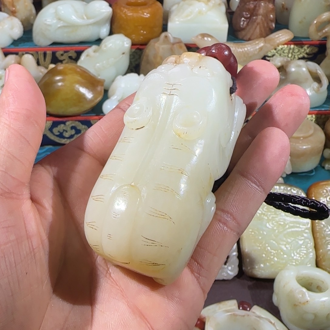 和田玉未镶嵌把件用****3