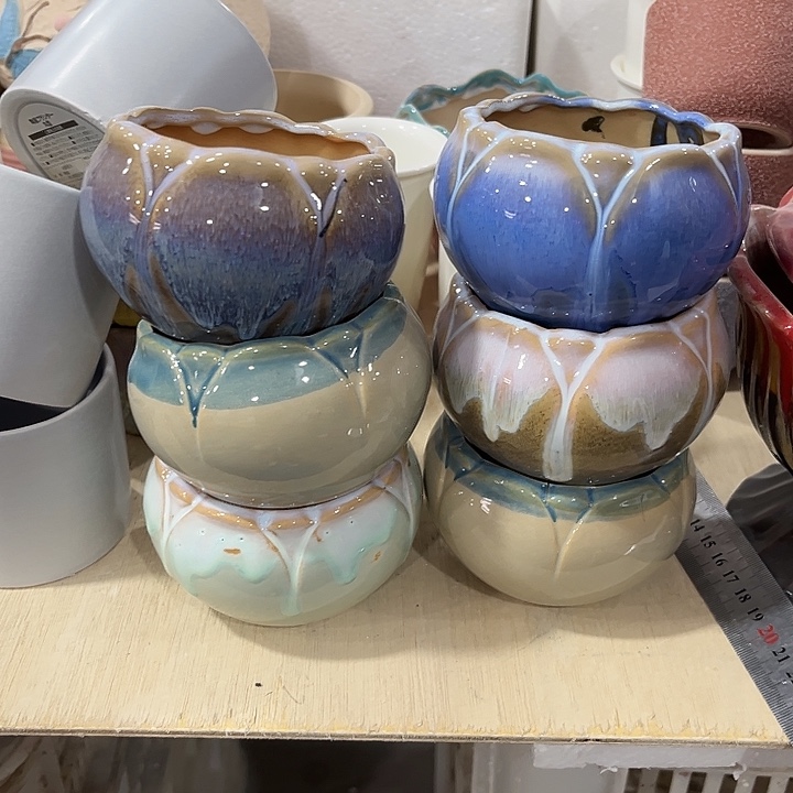 陶瓷花盆全场10包邮