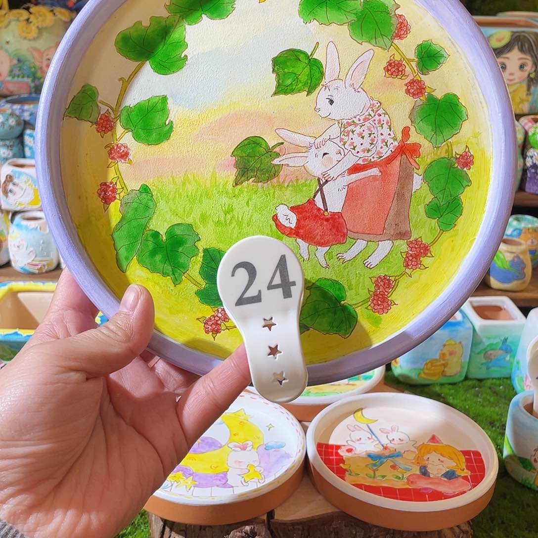 红陶24….手工手绘