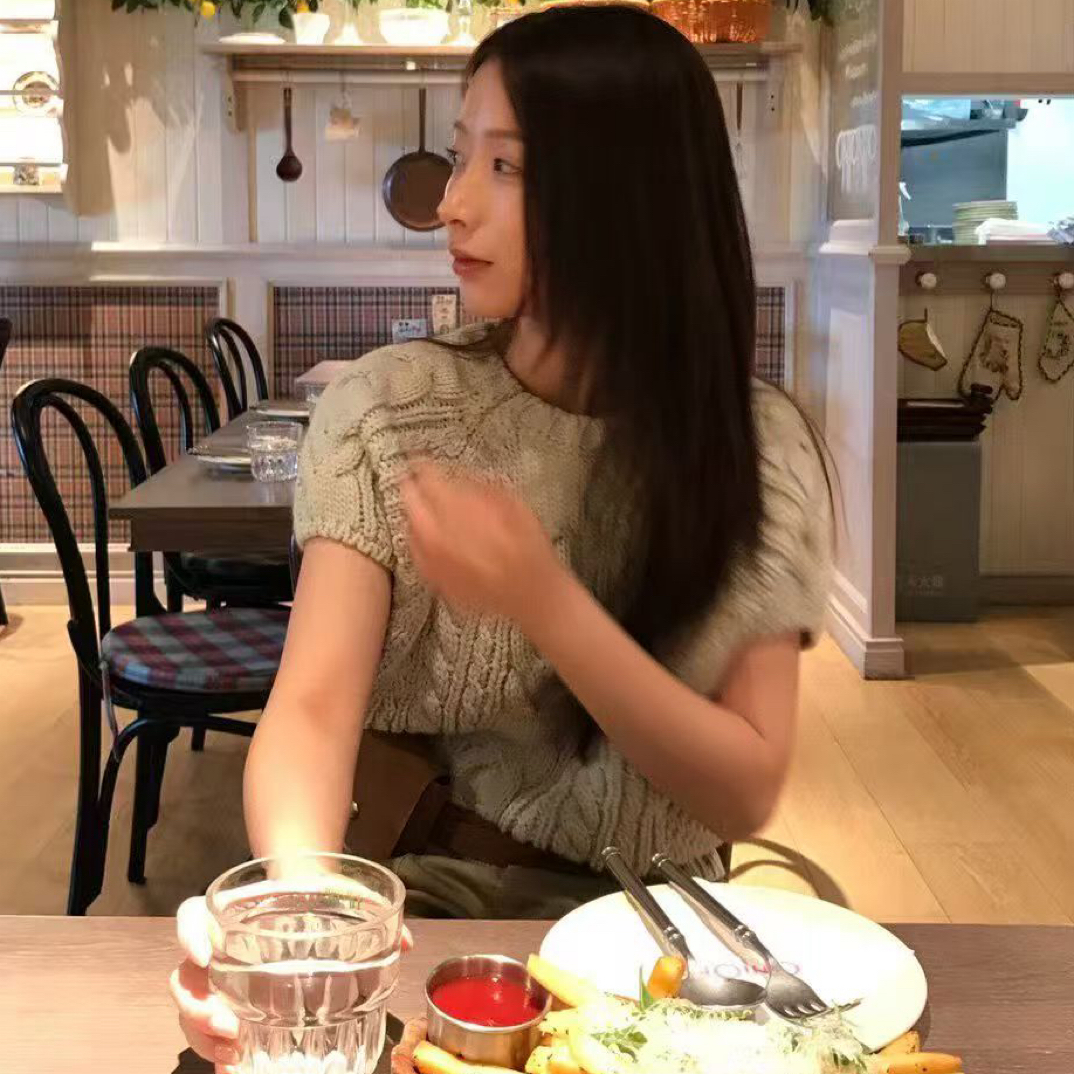 厚款短袖长袖时尚拼接春季毛针织衫毛衣丹宁风女装