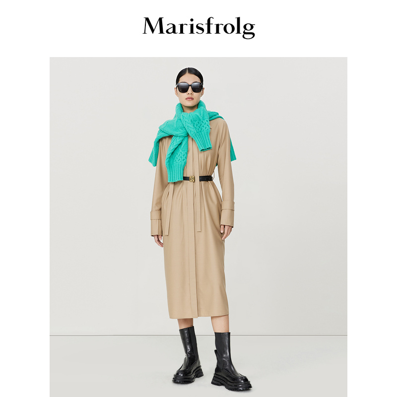 【粉丝专享】Marisfrolg玛丝菲尔简约时尚设计师连衣裙