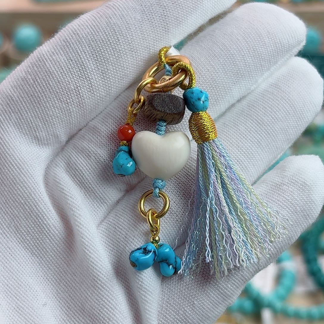 绿松石银S925镶嵌珠宝奇石