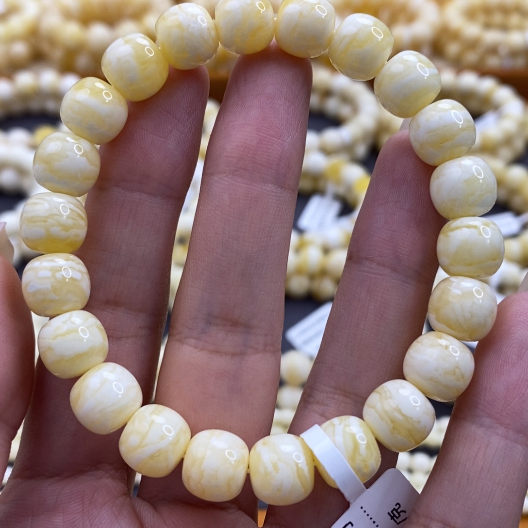 琥珀未镶嵌手链琥珀