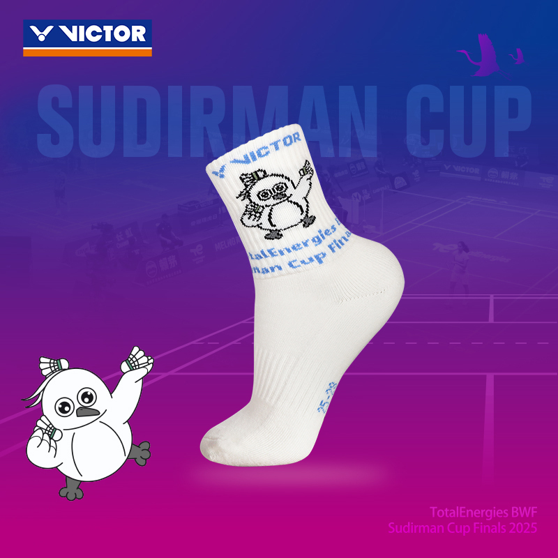 ✅✅VICTOR胜利男女羽毛球袜毛巾底加厚苏迪曼杯运动袜SKSC2508