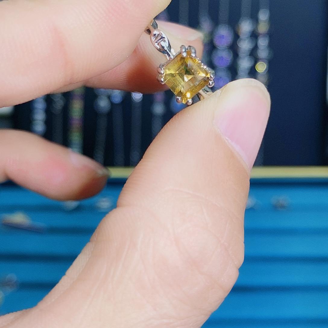 紫晶珠宝半成品银S925镶嵌