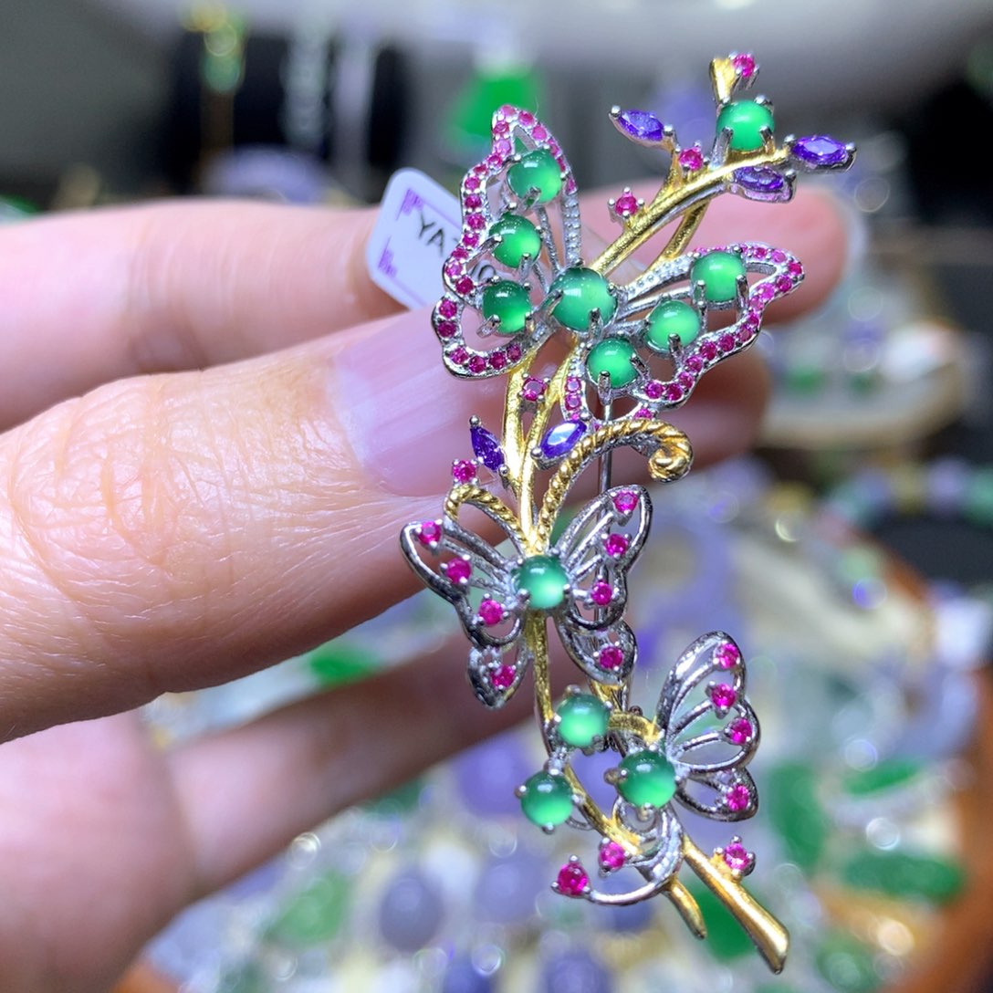 【闪购商品】翡翠颈饰未镶嵌翡翠吊坠项链