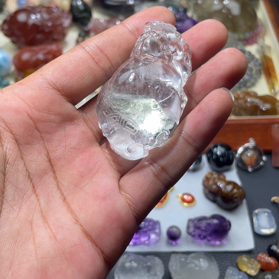 江***里吊坠(不含链)水晶未镶嵌