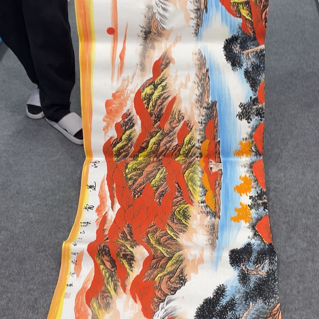 国画今天早上作品展示