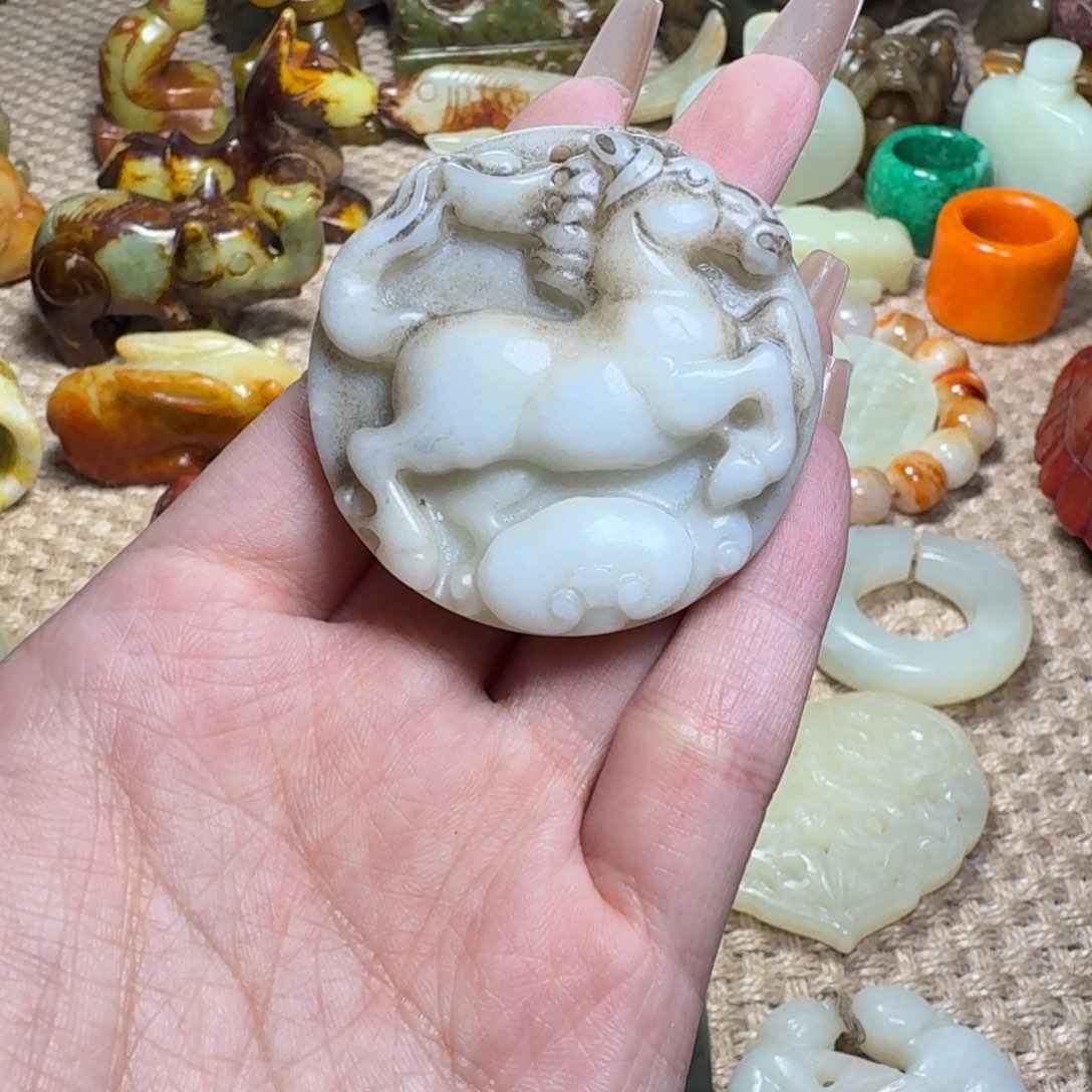 白玉菩提吊坠挂件