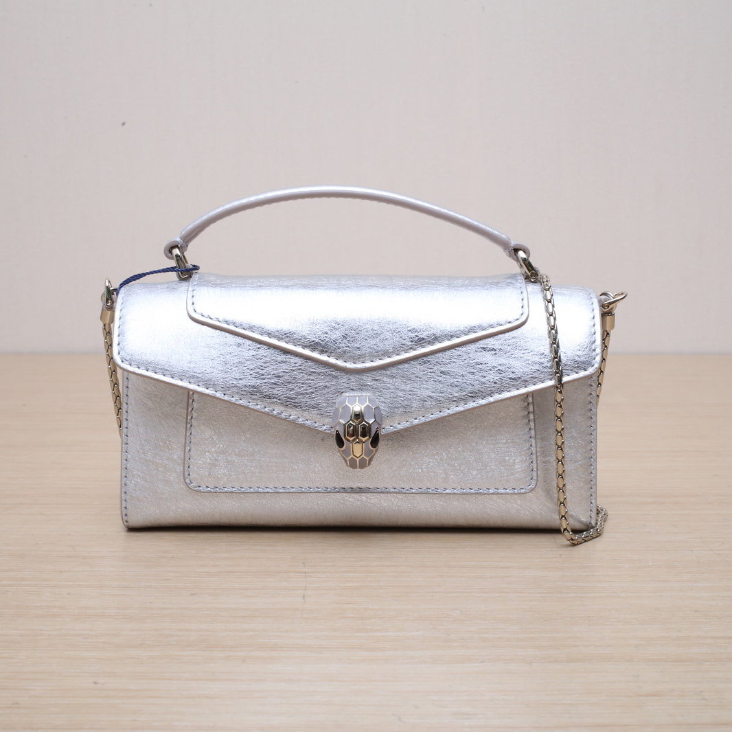 99新 BVLGARI/宝格丽 【娇活动】皮革C 新款手提包19 链条包 502134