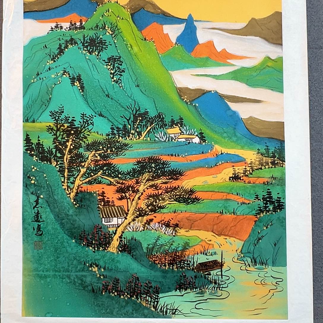 国画当代艺术，展览作品