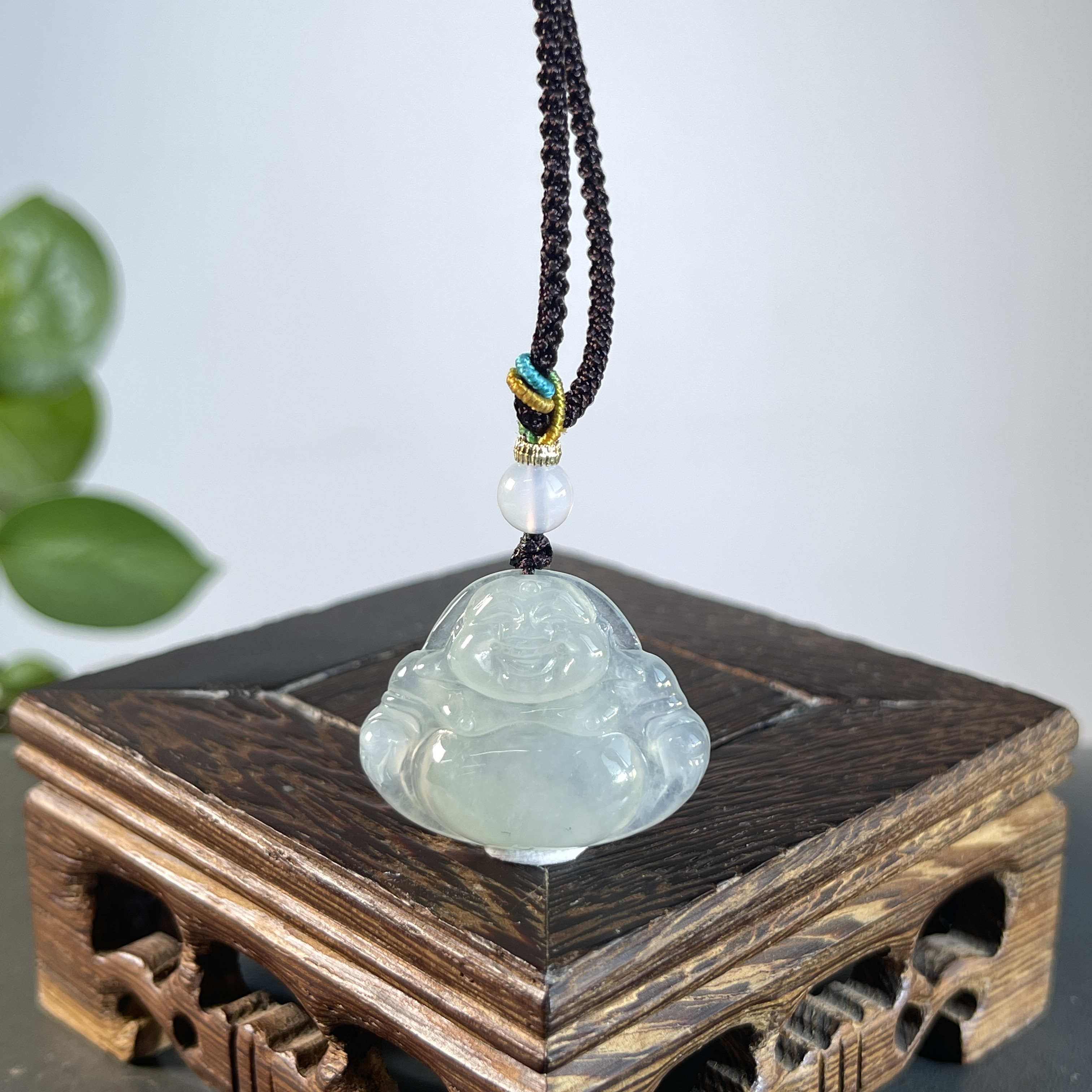 JSW31-96  天然缅甸A货翡翠  佛公