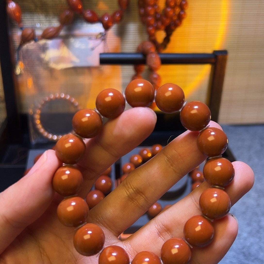 平***福橄榄核手串/手链1.3微瑕